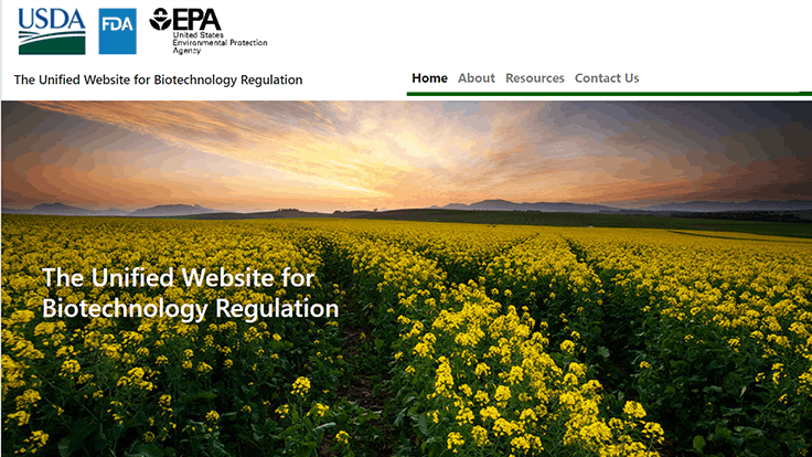 Federal Agencies Unite to Launch Unified Website for Biotechnology Regulation
