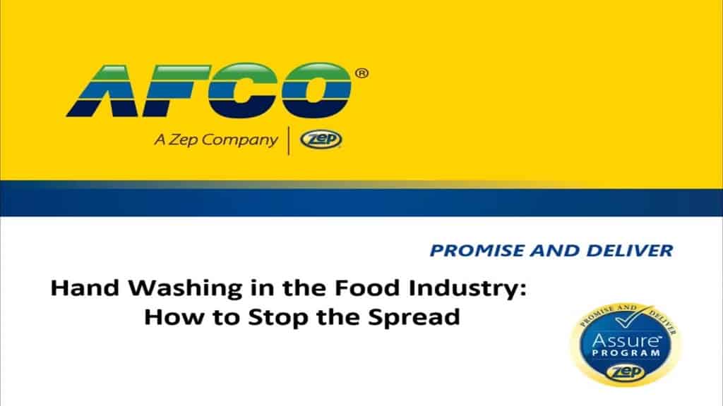Handwashing in the Food Industry: How to Stop the Spread