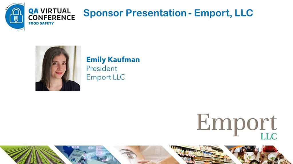 QA Virtual Conference Sponsor Message: The ABCs of Allergen Test Kits from Emport's Emily Kaufman