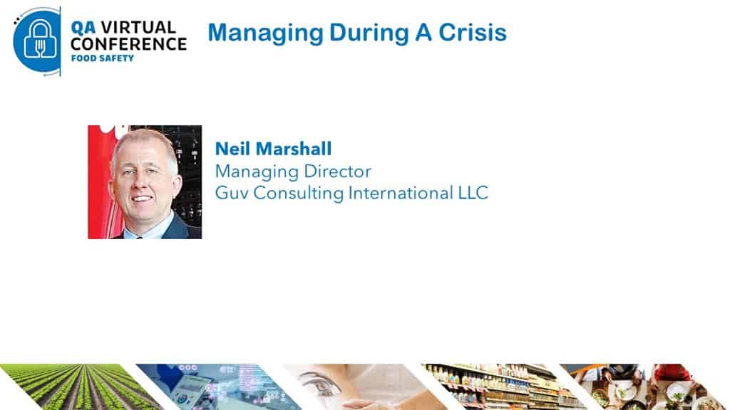 QA Virtual Conference: Neil Marshall on Managing During a Crisis