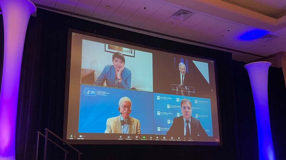 Representatives from the USDA, CDC and FDA speak virtually at Food Safety Summit.