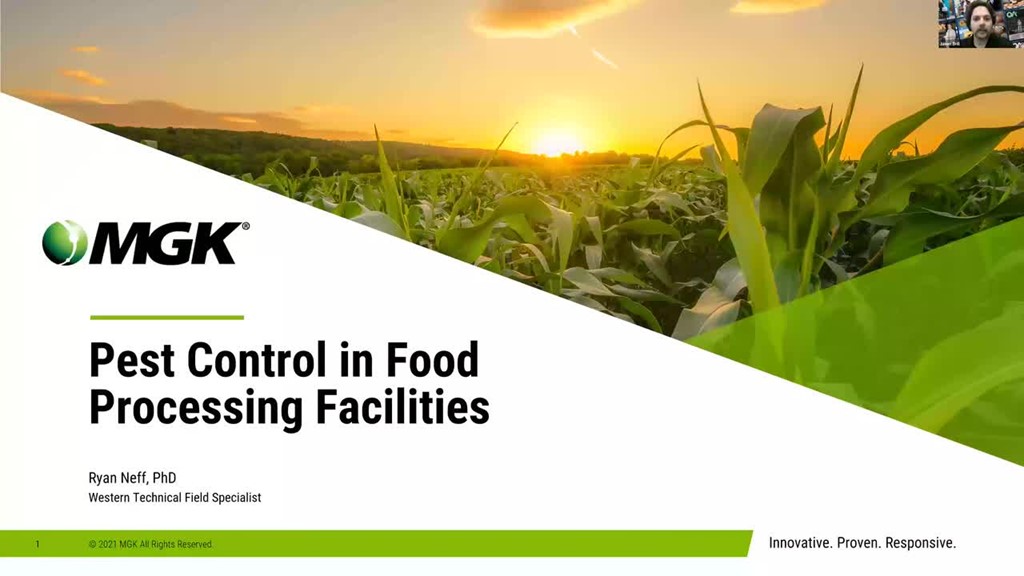 Webinar: Pest Control In Audited Food Processing & Warehousing Facilities