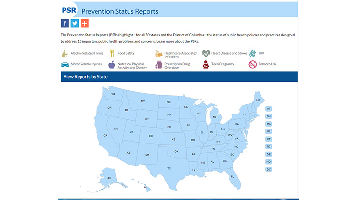 CDC Releases StatebyState Prevention Status Reports Quality