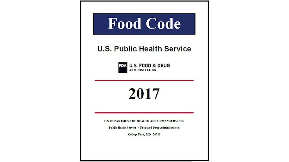 FDA Releases 2017 Food Code - Quality Assurance & Food Safety