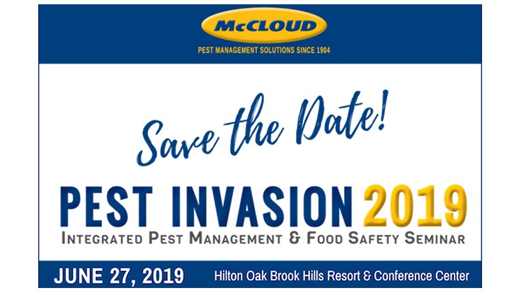 McCloud Services Announces Pest Invasion Food Safety Seminar