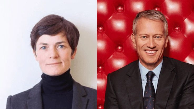 Dame Ellen MacArthur and James Quincey