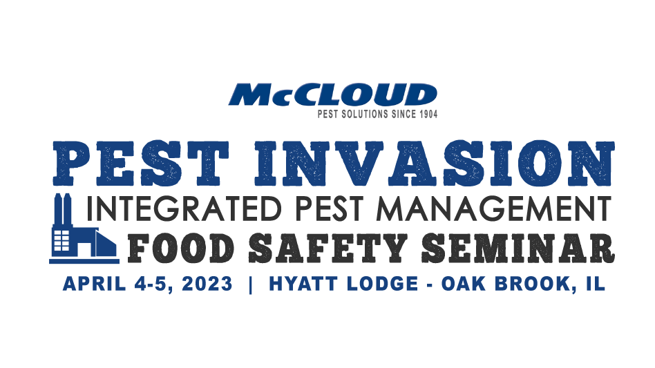 McCloud Services’ Pest Invasion Food Safety Set for April 45 Quality