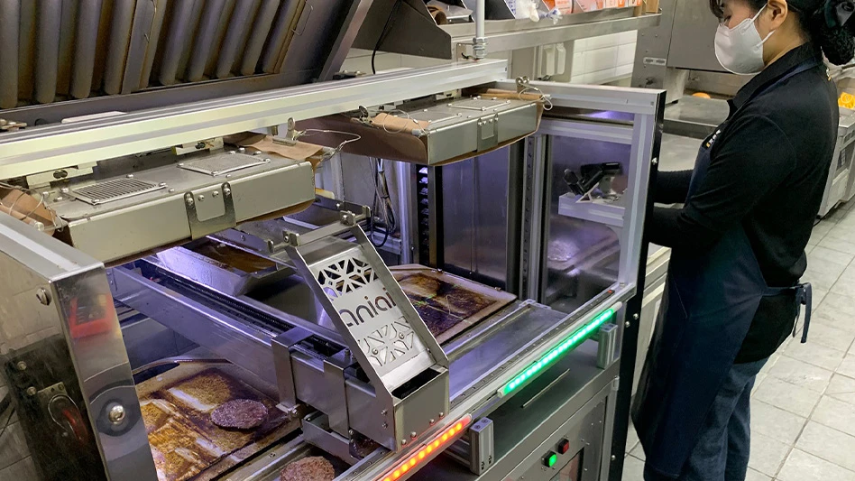 Aniai's AI-Powered Hamburger Cooking Grill