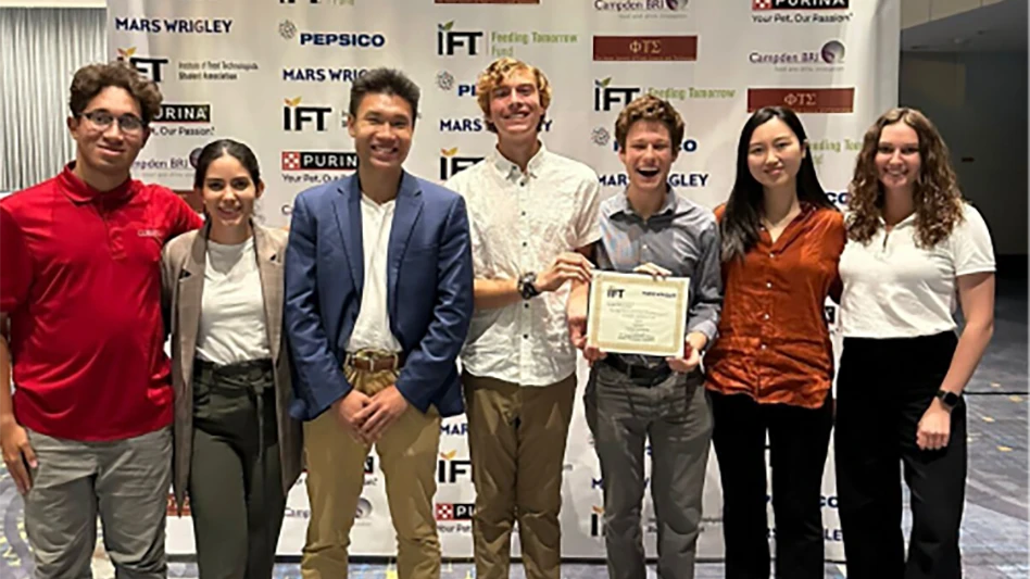 Cornell University claimed top honors in last year's IFTSA and Mars Wrigley Product Development Competition.