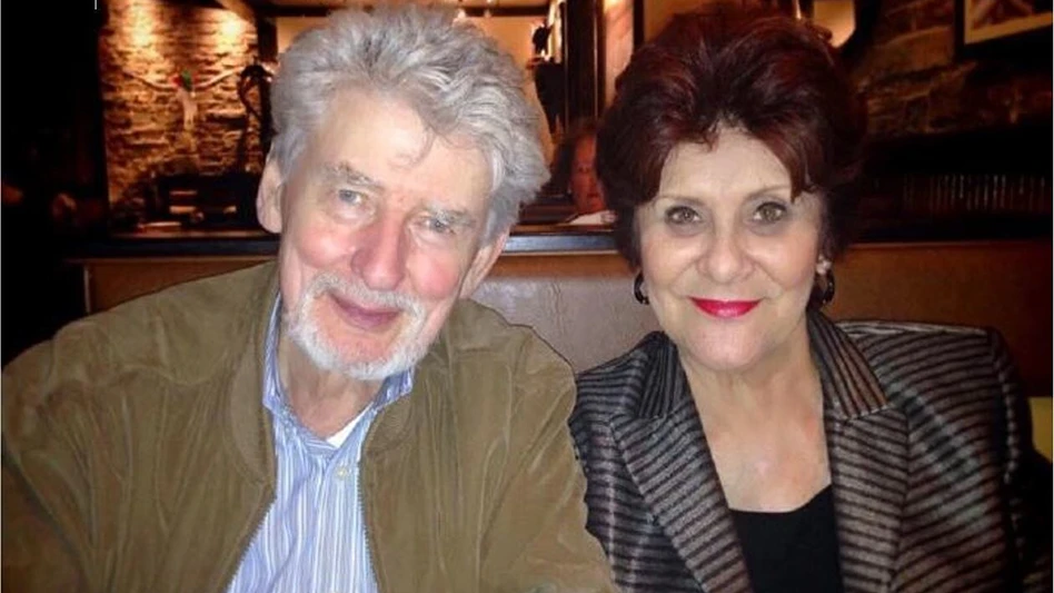 Gunter Morgenstein with his wife, Margarete Morgenstein.