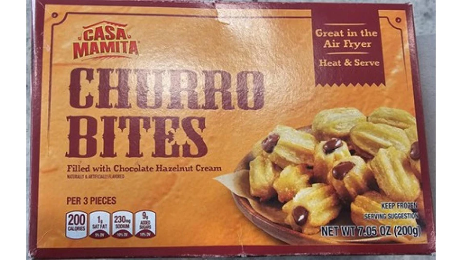 Casa Mamita Churro Bites Filled with Chocolate Hazelnut Cream