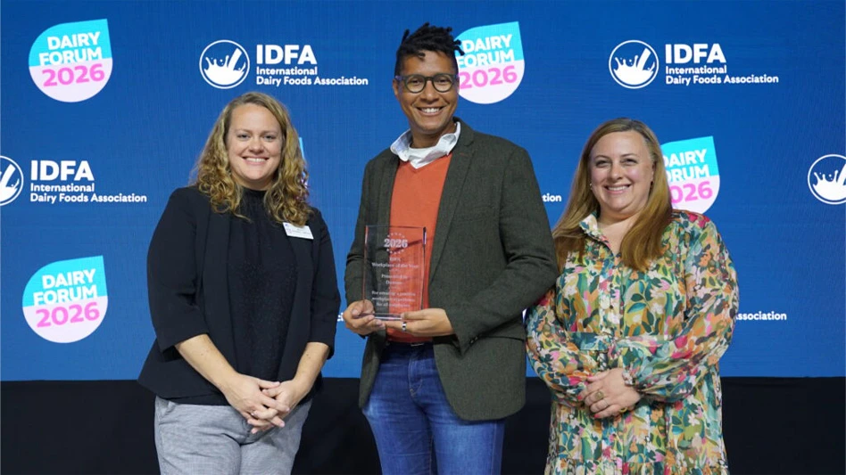 Danone was recognized with the third annual IDFA Workplace of the Year Award at IDFA’s Dairy Forum in Palm Desert, California.