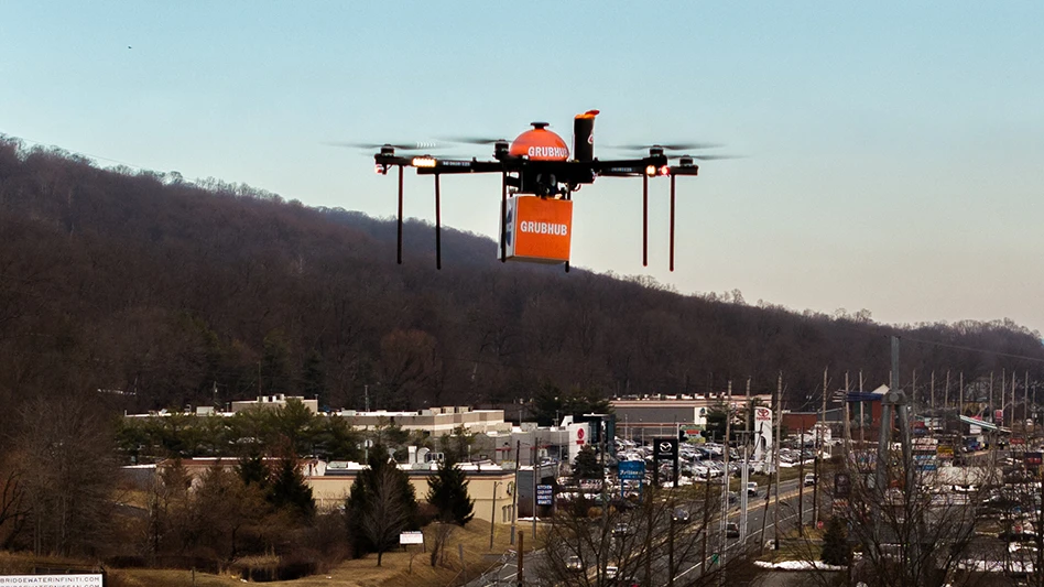 Grubhub Dexa drone delivery