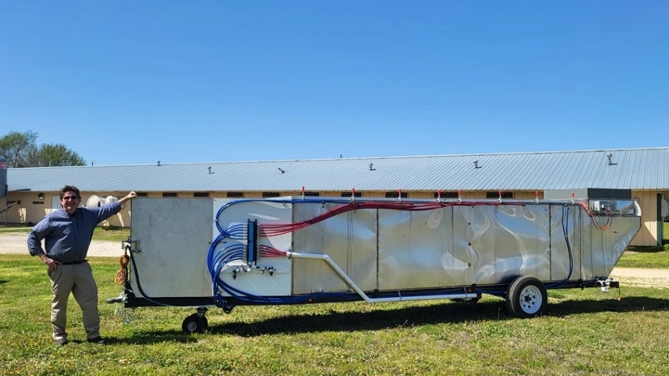 ARS Researchers Develop Indoor Air Scrubber that Purifies Air, Reduces Ammonia