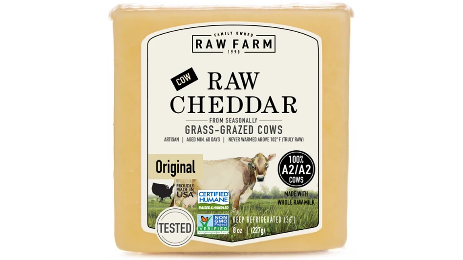 Raw Farm Raw Cheddar